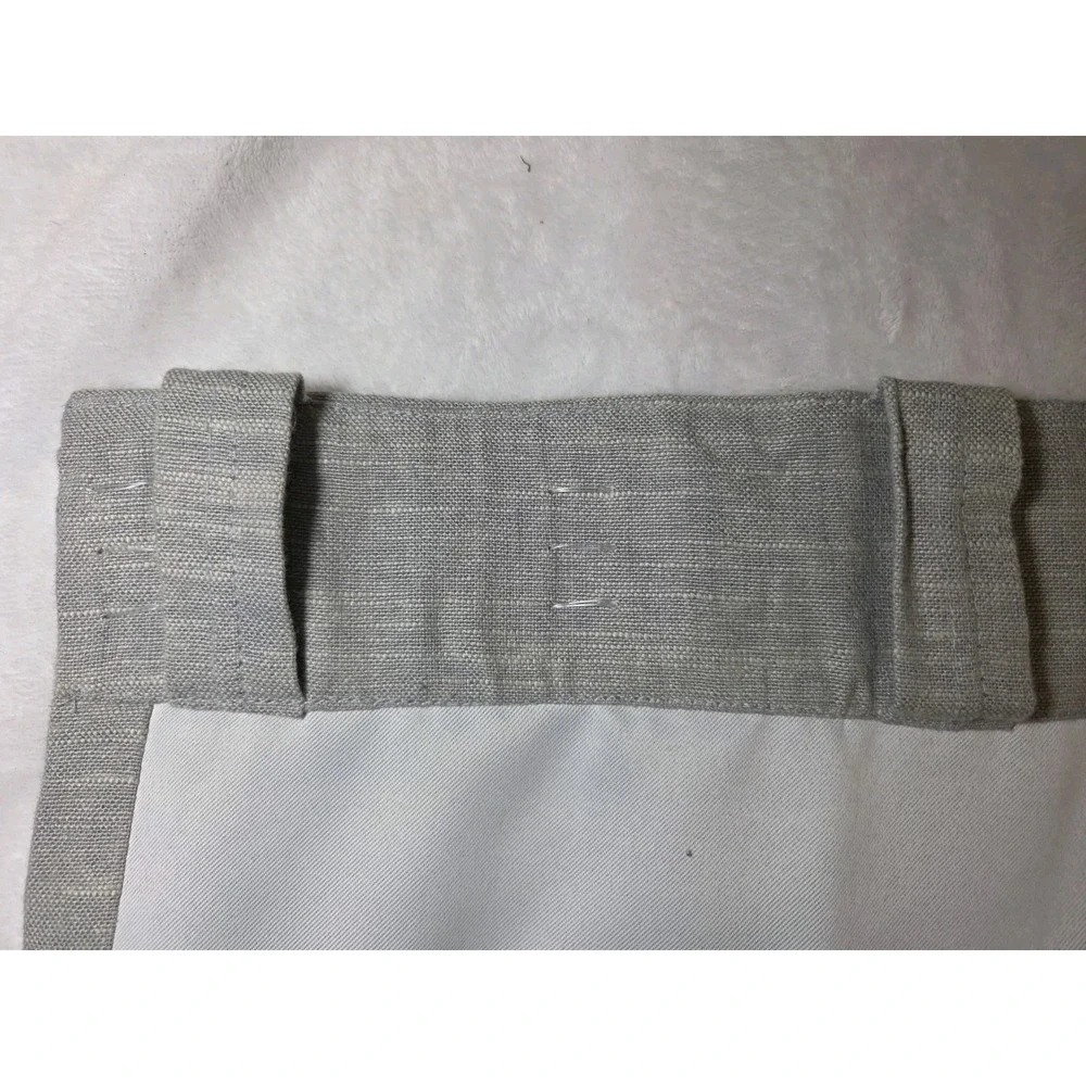 Pottery Barn Emery Linen Cotton Curtain Drape‎ Blackout Blue Gray 50x96 CHOOSE #